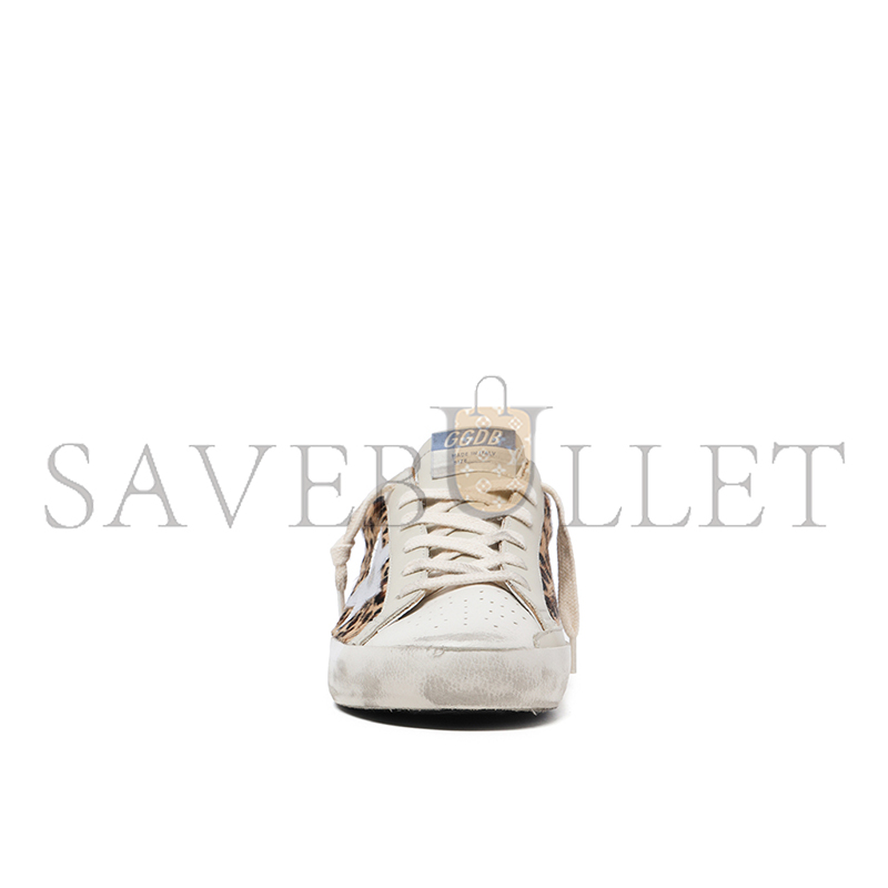 g01den G003e s*per-star leopard-print leather sneakers 9gxsn1782703nbwz